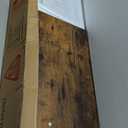 Iwell Storage Cabinet with 2 Drawers & Adjustable Shelves, Cupboard, Floor Cabinet for Living Room, Home Office, Rustic Brown