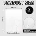 12pcs Sublimation Metal Photo Blanks 18x24 Inch - Make Your Permanent Photo Posters Signs, Sublimation Aluminum Blank for Crafters Small Businesses DIY Enthusiasts (Thickness 0.45mm)