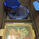 Ello Color Lock 20pc Glass Food Storage Containers with Lids, Desert
