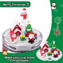 AIERSA Christmas Cup Accessories for Stanley 40 oz- Christmas Straw Topper, Lid Topper Decorations, Silicone Boot, Charms Ornament