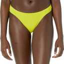 Amazon Essentials Women's Side Tab Bikini Swimsuit Bottom (XX-Large, Lime Green)
