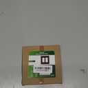 TREEWELL 2-Pack Decorative Double Decorator Outlet Cover Plate, Durable Zinc Alloy Black Wall Plates for Electrical Outlets, Receptacle, GFCI Outlet, Dimmer Switch, 2-Gang, Corrosion Resistant