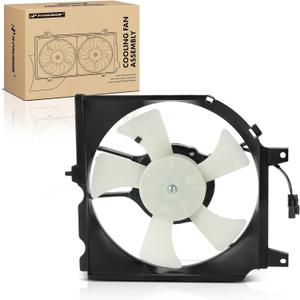 A-Premium A/C Condenser Fan Assembly | Compatible with Select Nissan Models - Sentra 1991-1999, 200SX 1995-1998, NX 1991-1993