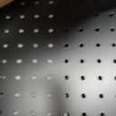 WALMANN Metal Pegboard Panels for Wall Tools Storage Pegboard for Garage, Workbench, Modular Peg Board Tool Organizer Board (Black 12"*24", Pack of 4)
