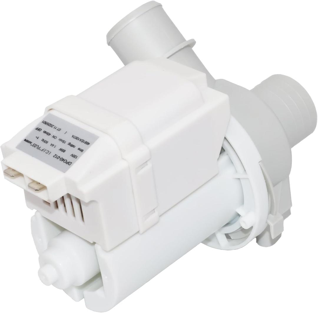 DP040-012 4681EA1007A Drain Pump (OEM) Compatible with LG Kenmore GE Washers, Replace 5859EA1004G 5859EA1004F 5859EA1004P WH23X10020, Fits for WT1101CW WT1201CV WT1201CW WT4870CW WT1501CW 79631513210