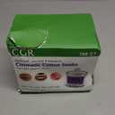 760pcs CGR Precision Cotton Swabs packed in Acrylic swab canister with Pointed and Flattened Tip, Cosmetic Makeup Applicator(160pcs in canister, 2x300pcs in bags) (760)