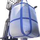 8Pack Aolikebao FIBC Bulk Bag,2 Ton Bag,35.4"L x 35.4"W x 43.3"H,4400lbs SWL Safty Factor 3:1,Woven Polypropylene Bags,Duffle Top #-Shaped Spout Bottom, X-Large