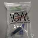 Reusable Glass Tips for Filter Flat Mouthpiece, Multi-Color 9mm Outer Diameter 6mm Inside Diameter 35mm Length for DIY Easy Clean Color 10 Pack