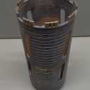 5 inch Diamond Dry Core Drill Bit, 10" Drilling Depth, 5/8"-11 Thread Core Drill Bit for Concrete Masonry Brick Block, Includes 3 Adapters SDS Plus, SDS Max and Hex (5 inch)