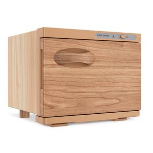 Towel Warmer Cabinet, 8L Hot Spa Small Towel Warmer Heating Use for Facial Spa, Hair Beauty, Salon Equipment and Home - Wood-like
