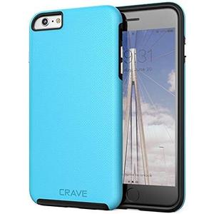 Crave iPhone 6S Plus Case, Dual Guard Protection Series Case for iPhone 6 6s Plus (5.5 Inch) - Sky Blue