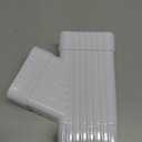 VYH Downspout Gutter for Y Connector 2x3,Square Downspout Diverter White Rain Gutter Downspout Accessory Stainless Steel Gutter Y Connector Rainwater Drainage (Fits 2 X 3 inches)