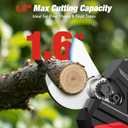 2-In-1 Electric Pruning Shears for Milwaukee M18 Battery, 1.6" Cutting Diameter Cordless Pole Pruners 18v - Brushless Motor, 4 Modes Electric Pruning Shears for Gardening & Tree Trimmer (No Battery)