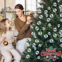 4 Pcs 14.96 Inches Iridescent Valentine's Day Tree Picks Iridescent Ball Ornaments Sticks Picks Garland for Wreath DIY Crafts Vase Filler Branches Tree Topper Home Stairs Decoration