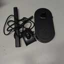 Universal Headphone Stand, Magnetic Wireless Charger for iPhones/AirPods/iWatch, Aluminum Alloy Rod, Leather Pad, ABS Solid Base, Black