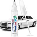 2-In-1 Touch Up Paint for Cars,Car Paint Touch Up Pen for Deep Scratches,Car Scratch Repair Pen Auto Scratch Remover for Quick and Easy Fix,Quick Drying-Long Lasting Adhesion (White)
