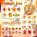 Thanksgiving Party Favor Fall Autumn School Stationery Gift Slap Bracelets Stampers Badges tattoos Organza Bags for Autumn Harvest Thanksgiving Gifts Goodie Bag Fillers