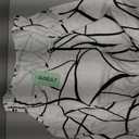Auselily Dress Pattern Black/White, Size M