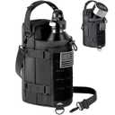 Magnetic Gym Bag for Men - Water Bottle Carrier Holder Bag with Shoulder Strap, 4 Built-in Magnets Gym Gifts for Men