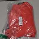 Primode Christmas Wreath Storage Bag 36" | Garland Wreaths Container with Clear Window for Easy Holiday Storage | Durable 600D Oxford Material (Red)