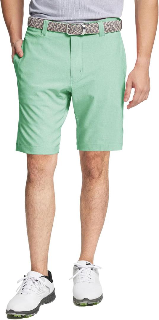 M MAELREG Golf Shorts Men 7 inch 9 inch Lightweight Dry fit Stretch Flat Front Casual Sport Heather Hybrid Flex Mens Shorts