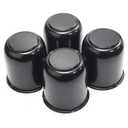 Rhinotuning 3.19in Wheel Center Hubcaps for 3.19" Hub 3.74" H Push Through for Truck Trailer Rims 4 PCS