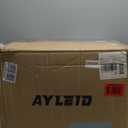 Ayleid Retractable Garden Hose Reel,1/2 in x 100 ft Wall Mounted Hose Reel, with 9- Function Sprayer Nozzle, Any Length Lock/Slow Return System/Wall Mounted/180Swivel Bracket (Black)