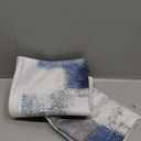 2PC Lumbar Decor Throw Pillow Covers Blue and Grey Cushions Rectangle Design Abstract Art Painting Style Modern Contemporary Home Decorative Cushion Pillow Cases 12" x 20" Pillowcases