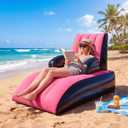Novabright Inflatable BBL Chair Sofa with Hole, Brazilian Butt Lift Recovery Waterproof Pillow for Post-Surgery Recovery, Sleeping & Sitting, Comfortable Supportive
