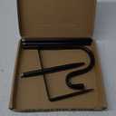 Shepherd Hook 32 inch 1/2 inch Thick Use at Weddings, Hanging Solar Lights, Lanterns, Bird Feeders, Metal Hanger Hook (Black,32inch). U.S. Patent.