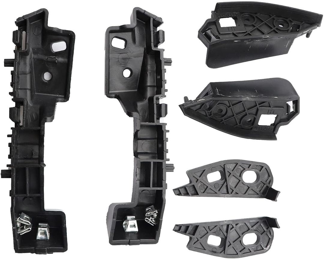 SecosAutoparts 6Pcs Front Bumper Brackets, Fit for Chevy Malibu 2016 2017 2018 Replace 20809859 20809860 Driver & Passenger Side Retainer Bumper Brackets Support