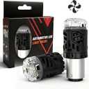 BraveWAY 1157 LED Tail Brake Light Bulbs, Red, 30 Watts, 4400 Lumen, Fan Cooling, Error Free