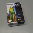 EPSON 822 DURABrite Ultra Ink Standard Capacity Black & Color Cartridge Combo Pack (T822120-BCS) Works with WorkForce Pro WF-3820,3823, 4820, 4830, 4833, 4834
