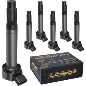 Set of 6 Ignition Coil Pack for 3.5L V6 Toyota Sienna Avalon Camry Highlander Rav4 Venza Lexus RX350 IS350 ES350 2007 2008 2009 2010 2011 2012 2013 2014 2015 OE# 90919-A2007, UF487