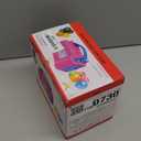 QIPUMP Balloon Pump Electric,110V 600W Balloon Blower Inflator Dual Nozzle Air Pump Balloons Inflator for Decoration, Party, Sport,Gifts:2 Balloon Tying Tools (Rose Red)