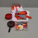 ReliBeauty Kids Chef Costume Set for Kids Boys Girls Role Play with Detachable Apron (3T/100)