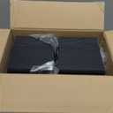 Passive Bookshelf Speakers for Home Theater Surround Sound, Satellite Stereo Speakers with Classic Wood Grain for Record Player/Computer/TV, Wall Mountable, Cable Included, Black