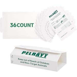 Mouse Traps Indoor for Home -32 Pack Mouse Glue Trap, Sticky MouseTraps Indoor for Safe Home Pest Control. Pre-Scented, Non-Toxic Glue Boards for Mice, Mouse & & Insects. Easy to Use