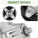 918-05016 618-05016 Spindle Assembly Fit for MTD/Cub Cadet 50 Inch Mower Deck LTX1050 SLTX1050 LTX1050KH LTX1050VT, Replace 618-04825 918-04825 918-04825B 918-04825A