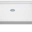 DreamLine SlimLine 36 in. D x 42 in. W x 2 3/4 in. H Center Drain Single Threshold Shower Base in White, DLT-1136420