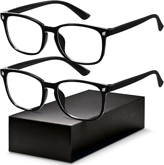 Gaoye Blue Light Blocking Glasses  Fashion Square Eyeglasses, Anti UV Ray Computer Gaming Glasses Blue Blockers for Women/Men