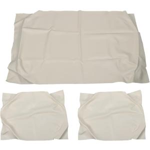 WFLNHB Golf Cart Front Seat Covers Replacement for Club Car DS 1982-2000.5 (Medium, White)