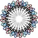 Scissors Set of 24-Pack, Rkqoa 8" All Purpose Pure Black Scissors - Thick Sharp Shears for Office School Sewing Craft Supplies, Classroom Must have, High/Middle School Student Teacher Scissor Bulk