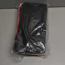 ZOBER Gift Wrapping Paper Organizer Storage - 40" Gift Wrap Storage Containers with Interior Pockets for Bows, Tags & Ribbons - Wrapping Paper Holder, 600D Oxford, Fits 24 Standard Rolls, Black/Red