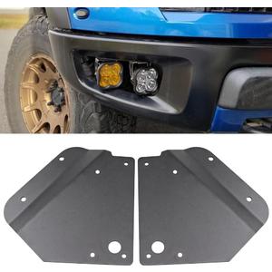 Fog Light Mounting Bracket Hidden Front Bumper Cube Side Light Replacement Mount Bracket Compatible with Ford F-150 Raptor 2010-2014