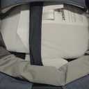 UPPAbaby Bassinet V3 - Compatible with Vista, Cruz, Ridge Strollers - Overnight Sleep Solution - Mattress, Sheet and Bug Shield Included - Julian (Dusty Blue Mélange)