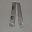 Stove Gap Covers 316 Stainless Steel Stove Gap Filler Oven Side Gap Filler Between Stove and Counter Slide In Range Trim Kit for 11.6 and 23.2 Kitchen Crack(4 Pack Silver)