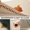 Placemats Set of 6, Heat Resistant & Waterproof Table Mats for Dining, Non Slip Scratch Proof Place Mats for Kitchen, Easy to Clean - Outdoor,Indoor Use17x12 Inch