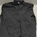 siliteelon Button Down Shirts Dress Shirts for Women Long Sleeve Womens Work Shirts Regular Fit Cotton Dress Shirts (X-Large, Black)