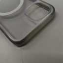SUPFINE Magnetic for iPhone 15 Case (Compatible with MagSafe) (Military Grade Drop Protection) Translucent Clear